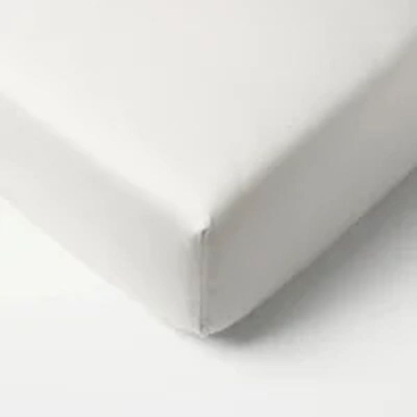 Drap Housse Blanc jersey pour lit Cododo 50x83cm