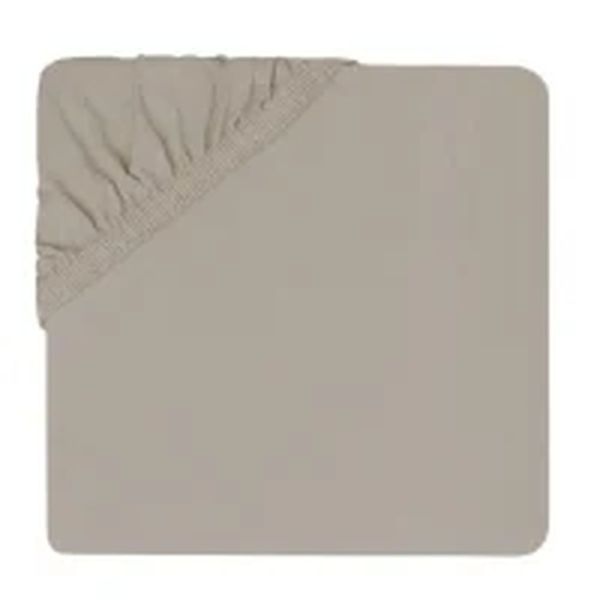 Drap Housse beige jersey pour lit Cododo 50x83cm