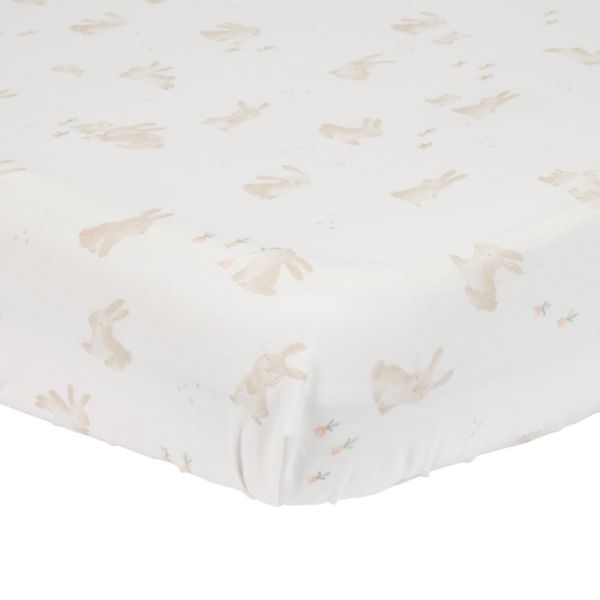 Drap-housse lit bébé - Baby Bunny - 60 x 120 cm