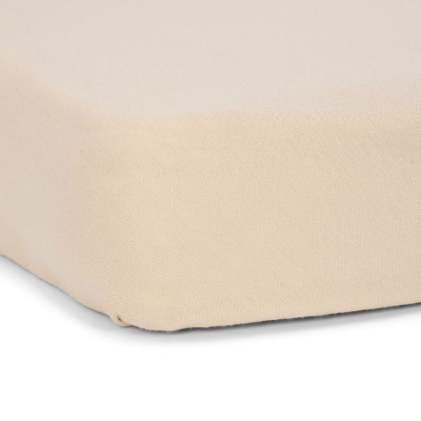 Drap-housse lit bébé - Pure Soft Beige - 60 x 120 cm
