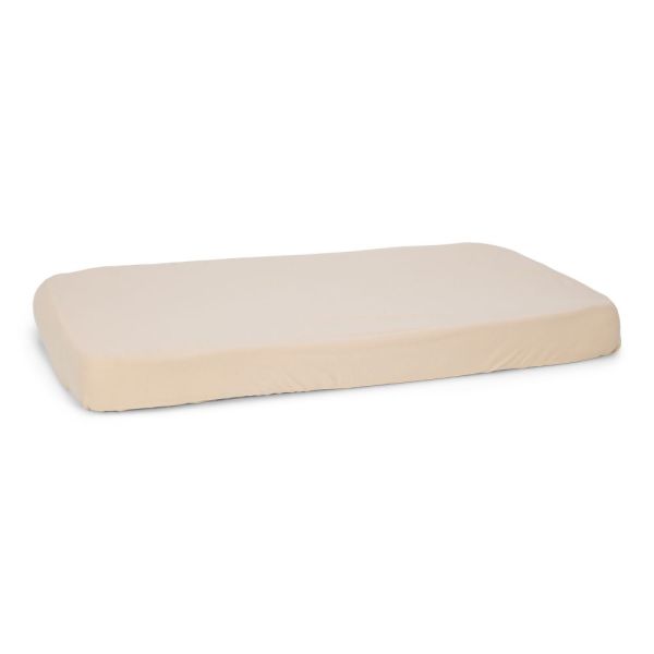 Drap-housse lit bébé - Pure Soft Beige - 60 x 120 cm