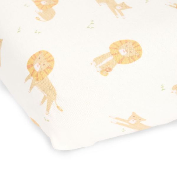 Drap-housse lit bébé - Safari Leo - 60 x 120 cm