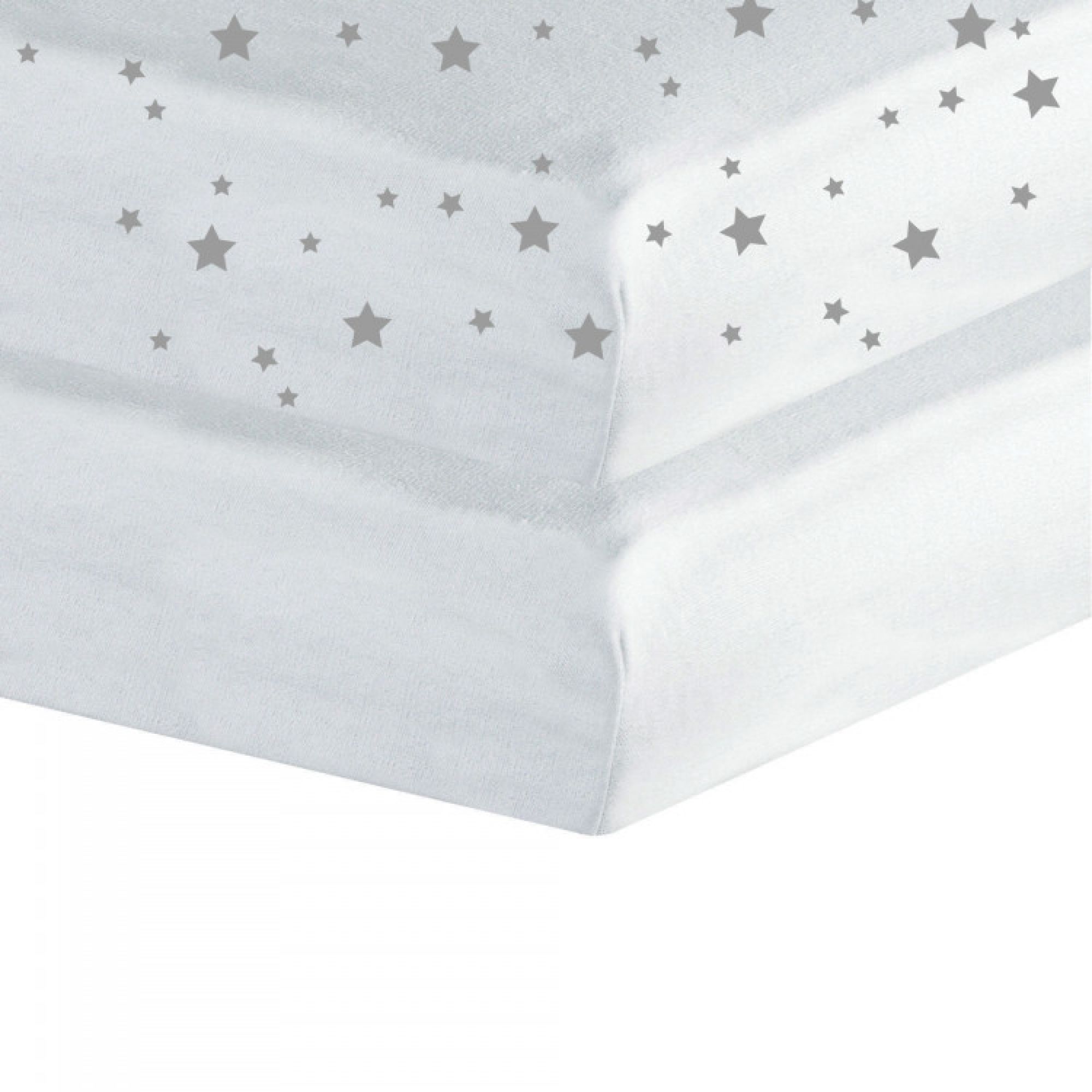 Lot de 2 draps housse berceau 50x83 cm Made in Bébé