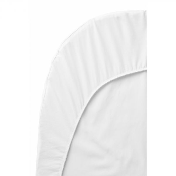 Drap housse pour berceau évolutif blanc