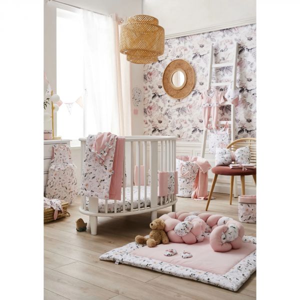 Drap housse pour matelas 60 x 120 cm - Sweet Garden
