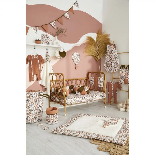 Drap housse pour matelas 70 x 140 cm - Caramel Forest