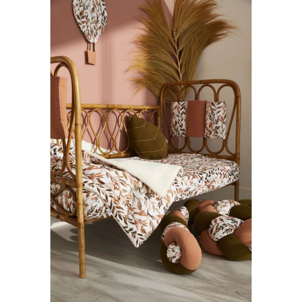 Drap housse pour matelas 70 x 140 cm - Caramel Forest