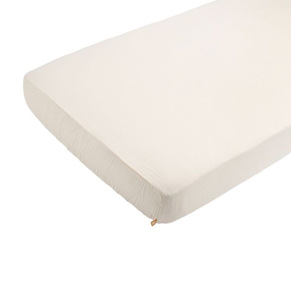 Drap housse Léopard écru