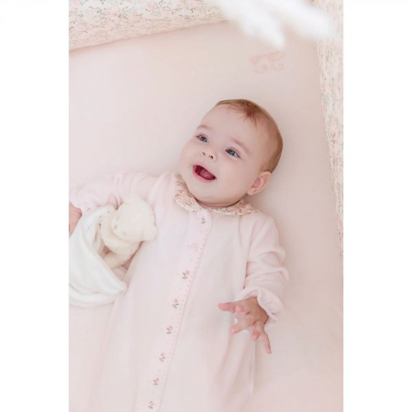 Drap housse rose pâle