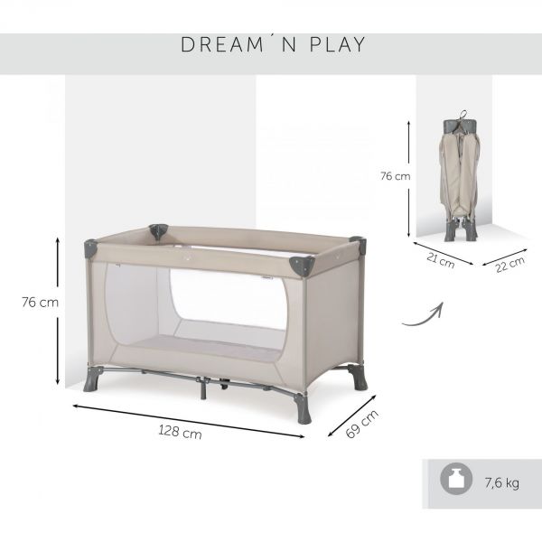 Lit Parapluie Dream And Play Beige