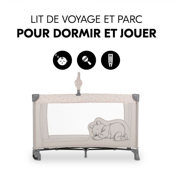 Lit parapluie Dream N Play Go Winnie l'ourson Beige