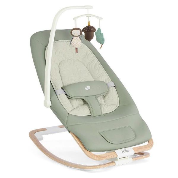 Transat balancelle 2 en 1 avec arche de jeux Dreamer Strata Mist