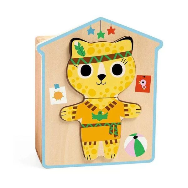 Puzzles en bois pour enfant Dressup Mix