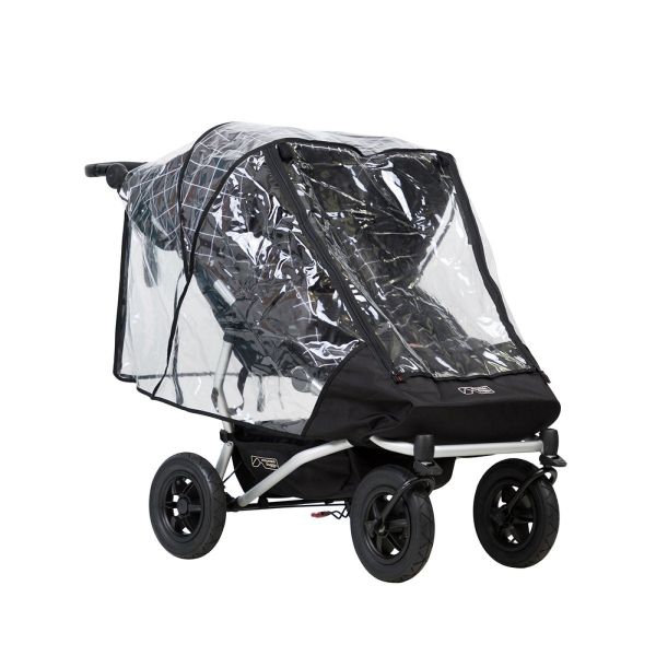 Habillage pluie poussette double Duet