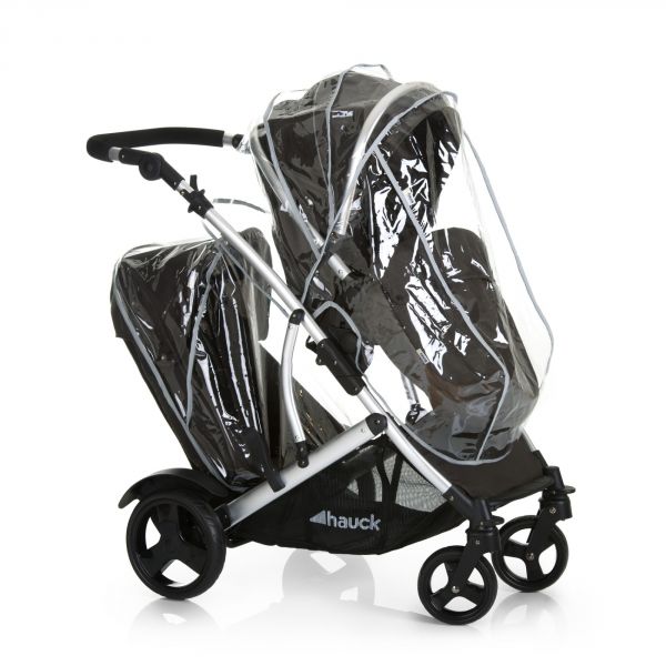 Poussette double Duett 2 black