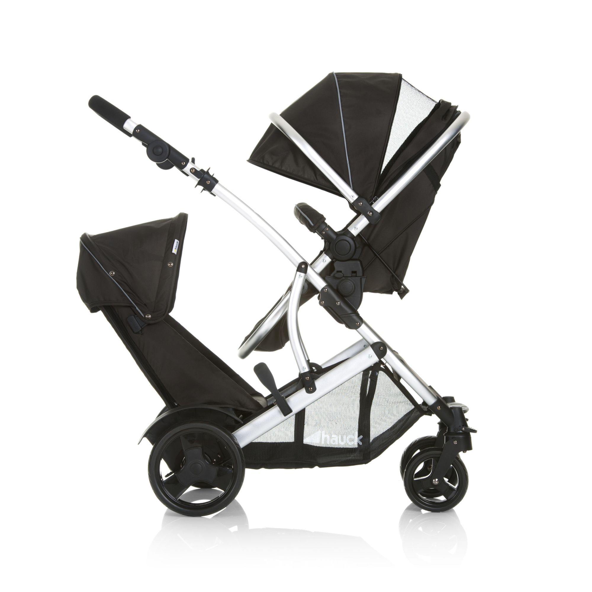 Poussette double Duett 2 black - Made in Bébé