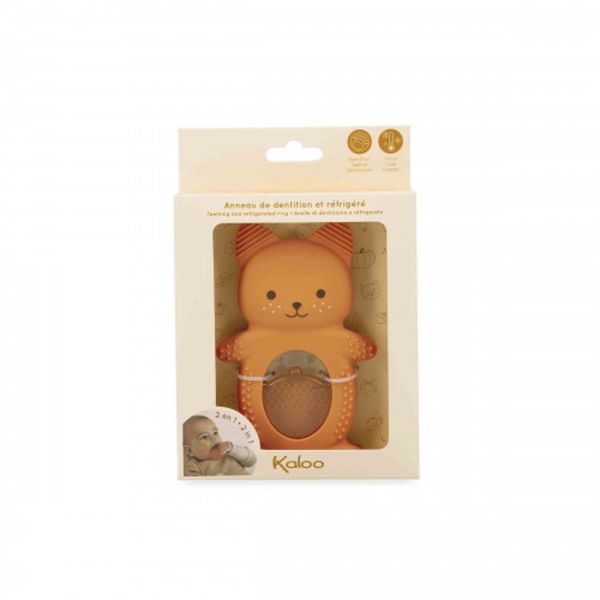 Lot de 2 anneaux de dentition et réfrigérant Ecureuil