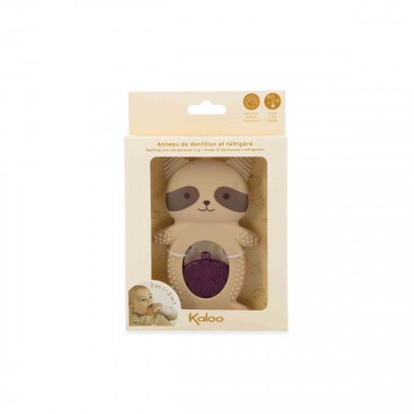 Lot de 2 anneaux de dentition et réfrigérant Raton laveur