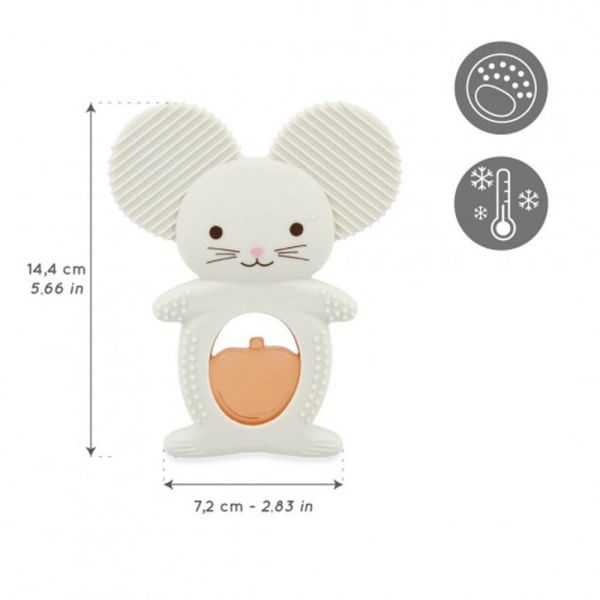 Lot de 2 anneaux de dentition et réfrigérant Souris