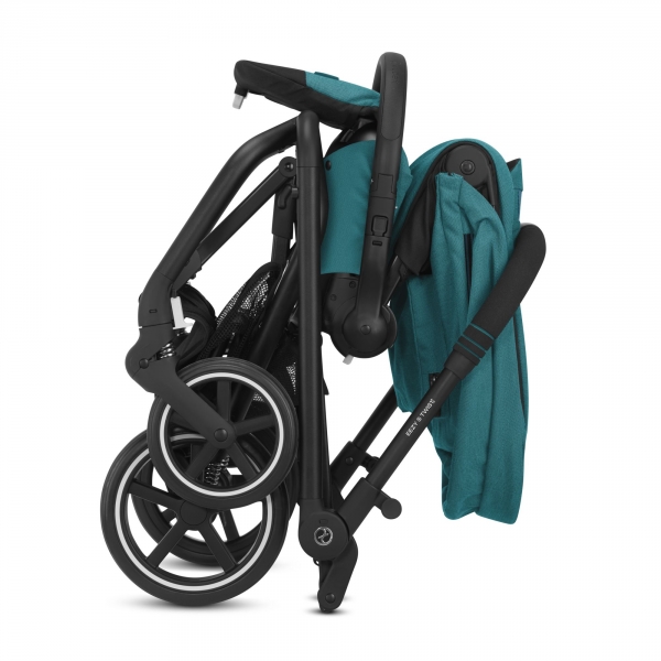Pack duo poussette Eezy S Twist+ 2 + siège auto Cloud Z i-Size - châssis black siège navy blue 2020