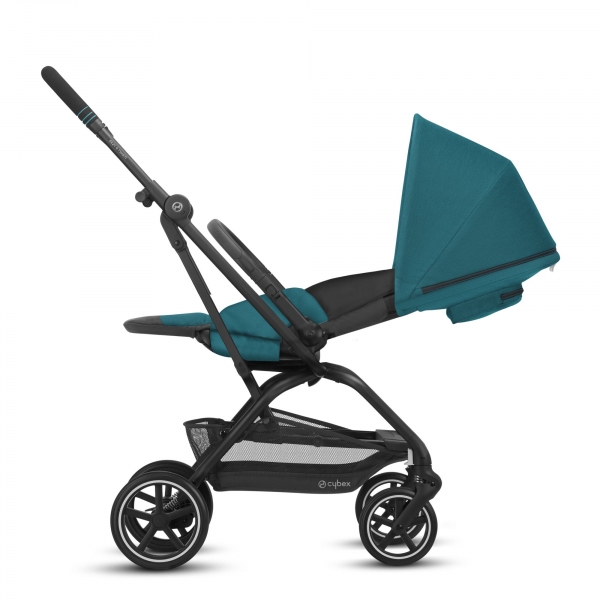 Pack duo poussette Eezy S Twist+ 2 + siège auto Cloud Z i-Size - châssis black siège navy blue 2020