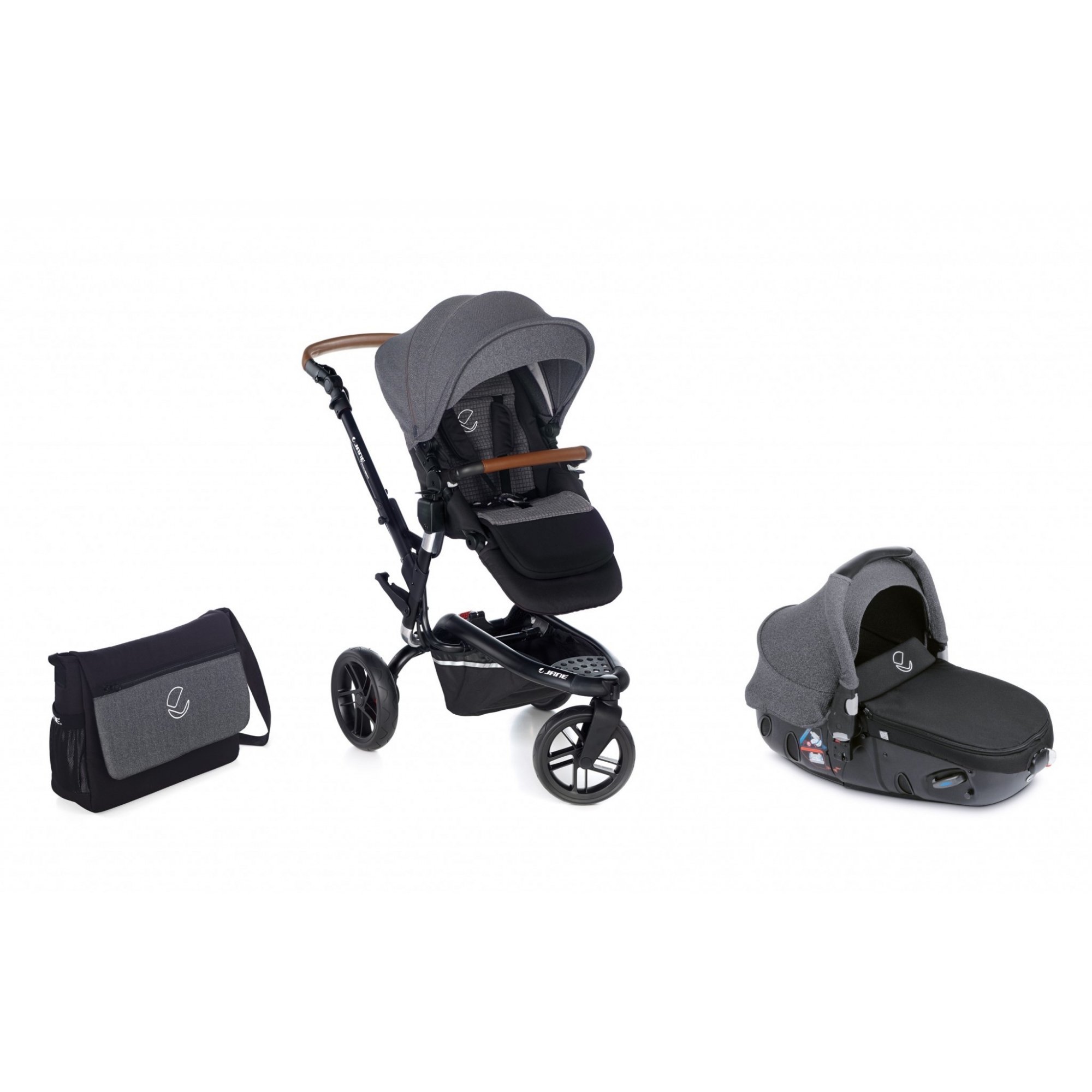 Jané Duo Trider Matrix Light 2 Jet black Made In Bébé