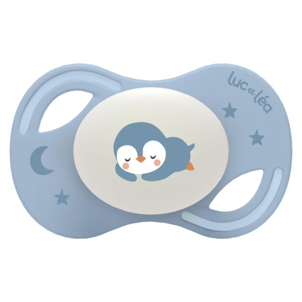 Duo de sucettes anatomiques lapin et pingouin 0-6 mois