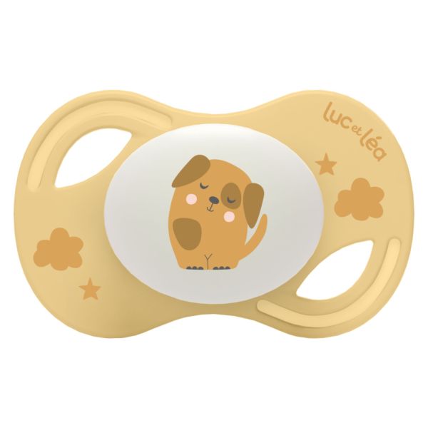 Duo de sucettes anatomiques chien et mouton 0-6 mois