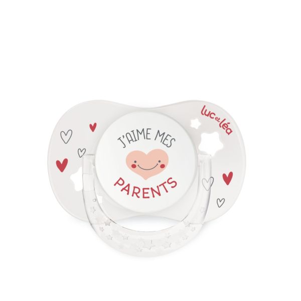 Duo de sucettes anatomiques J’aime mes parents & Petit Ours 0-6 mois