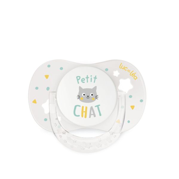 Duo de sucettes anatomiques Petit Chat & Petit Escargot 6-18 mois