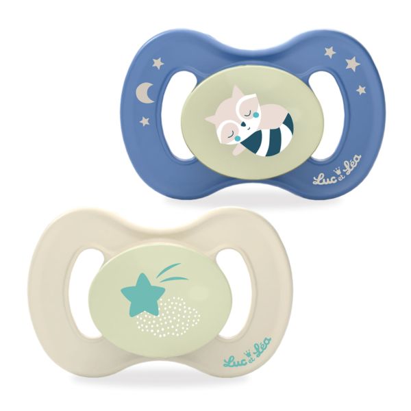 Duo de sucettes anatomiques Raton 18 mois et +