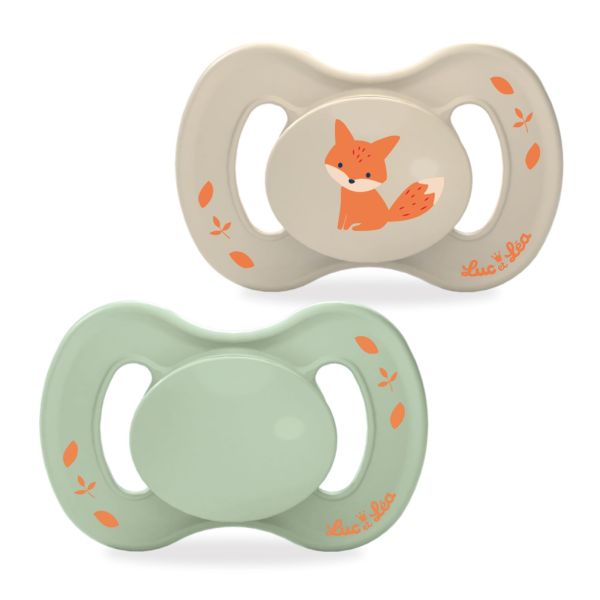 Duo de sucettes anatomiques Renard 18 mois et +