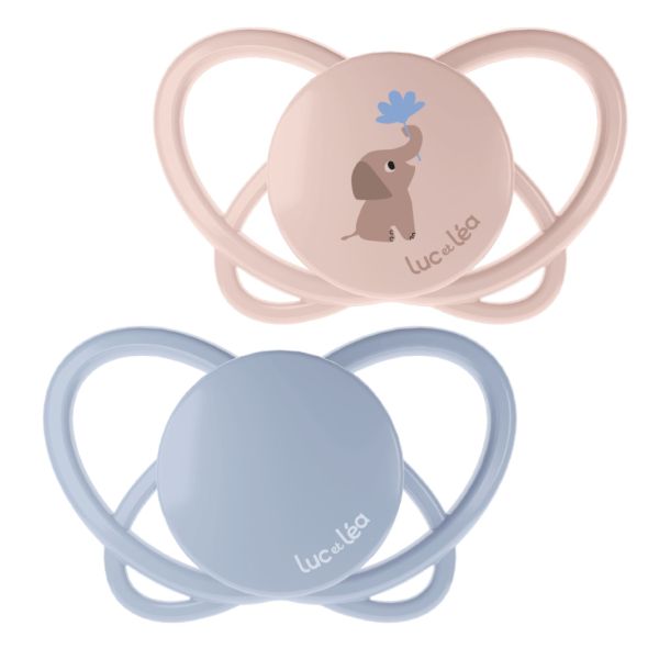 Duo de sucettes physiologiques Éléphant 0-6 mois