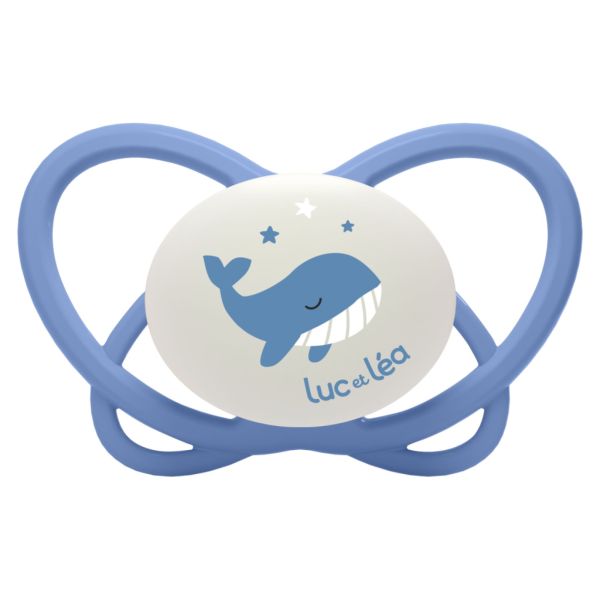 Duo de sucettes physiologiques nuit Baleine 0-6 mois