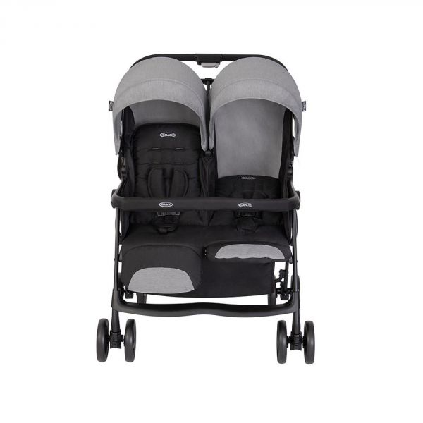 Poussette double DuoRider Steeple Gray