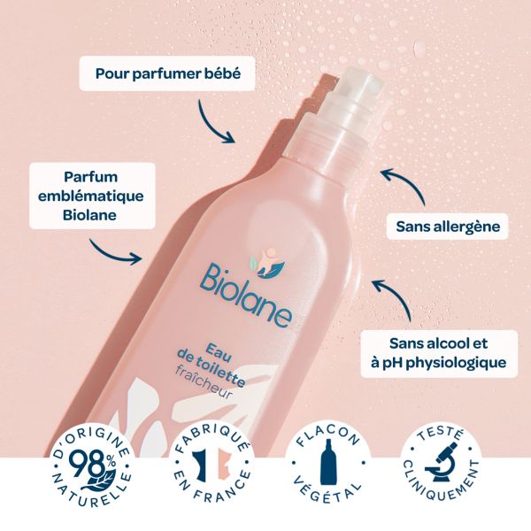 Eau de toilette bébé 200 ml