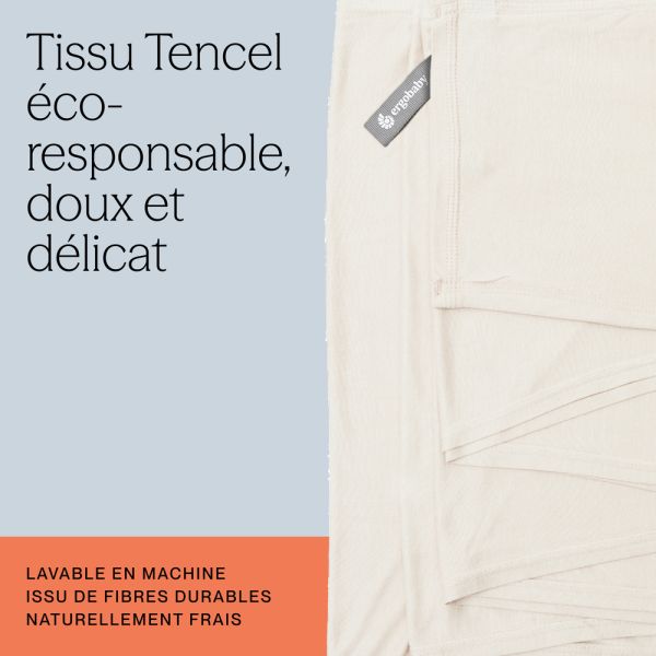 Écharpe de portage Aura en tissu mesh Bleu nuit