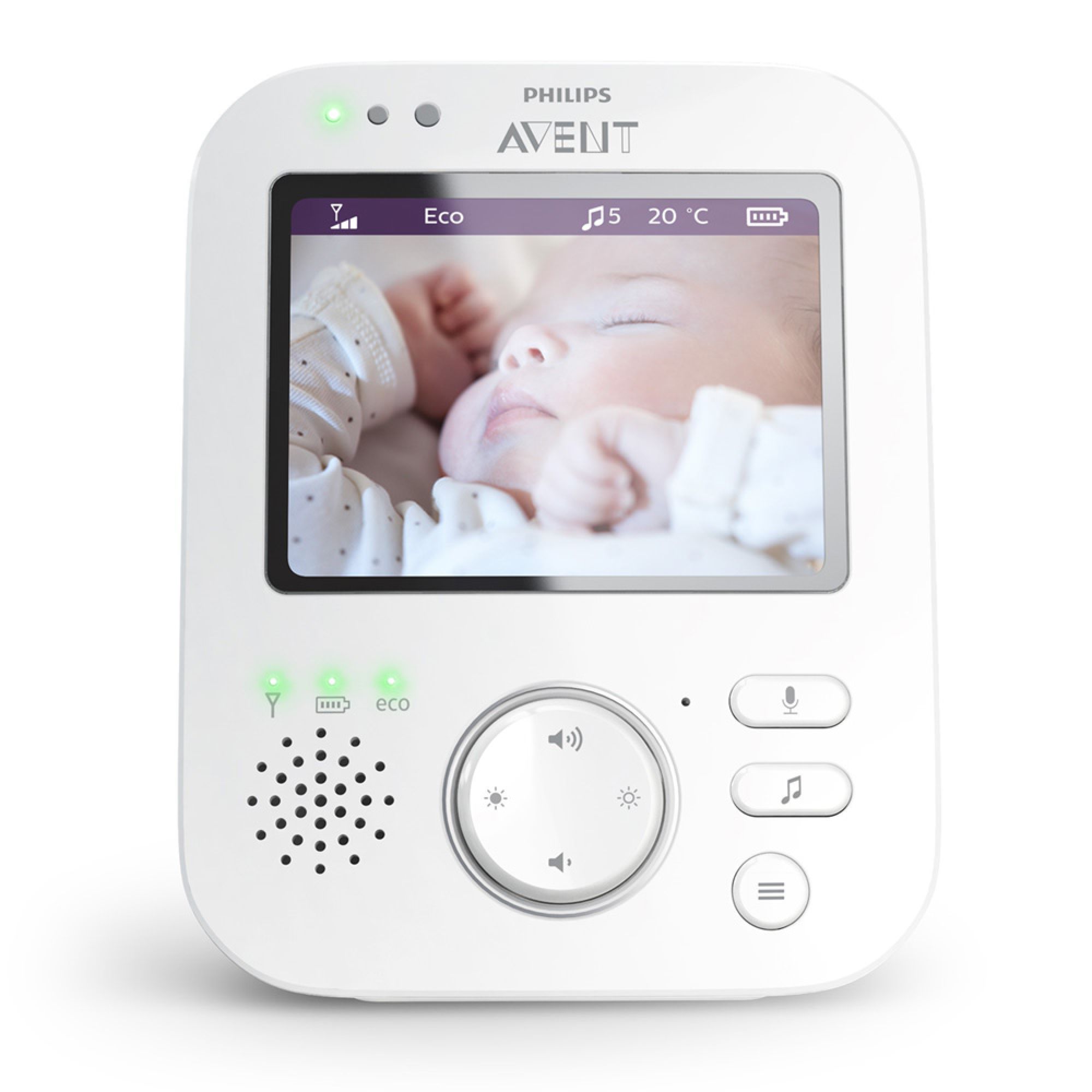 Philips Avent Ecoute-bébé Vidéo 3,5 pouces SCD892/26 - Écoute bébé Philips  Avent sur L'Armoire de Bébé