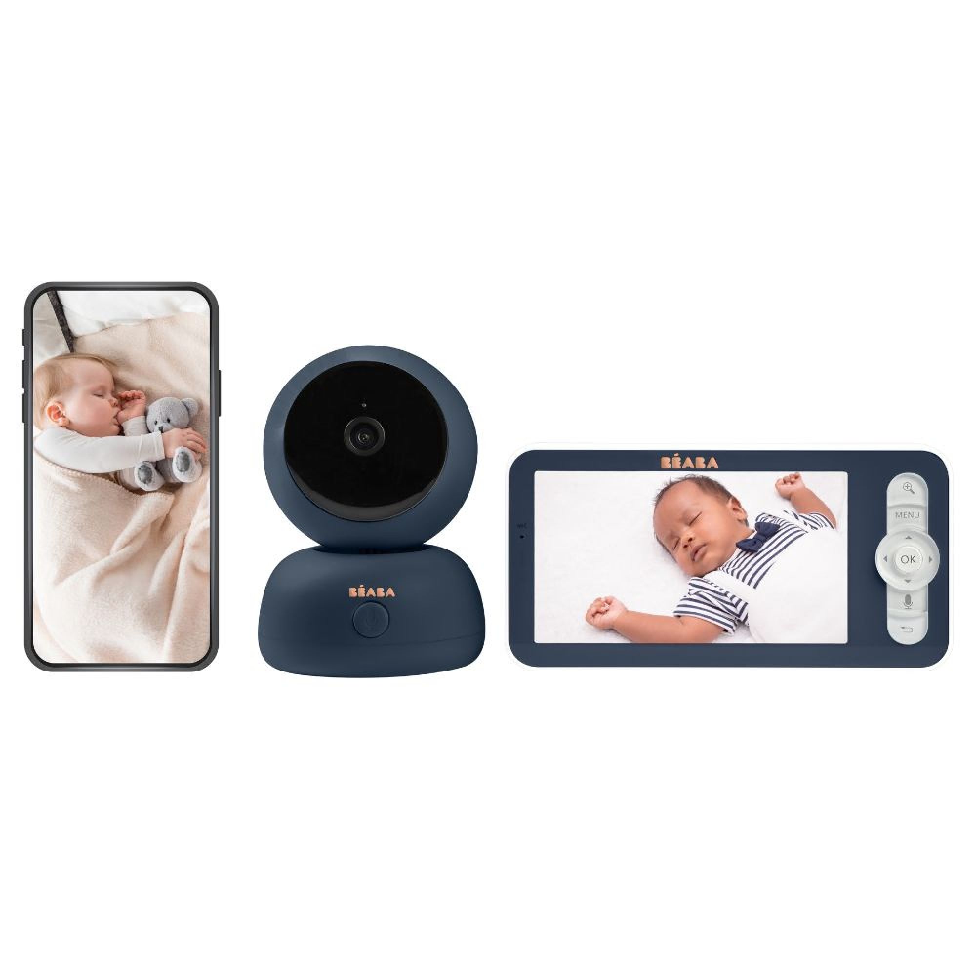 Babyphone Vidéo Zen Premium night blue - Made in Bébé