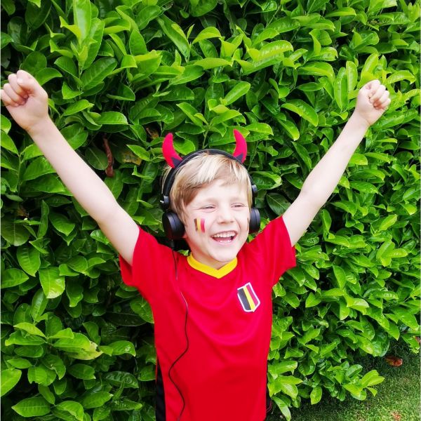 Casque audio enfant filaire Kidyears diable