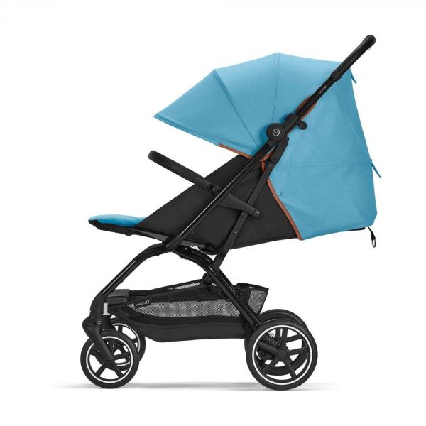 Poussette EEZY S+ 2 Turquoise châssis noir 2022