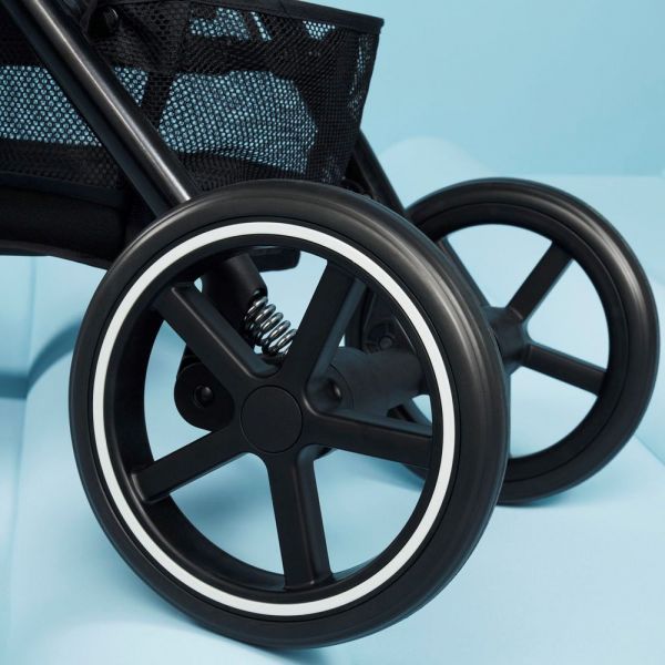 Poussette EEZY S+ 2 Turquoise châssis noir 2022