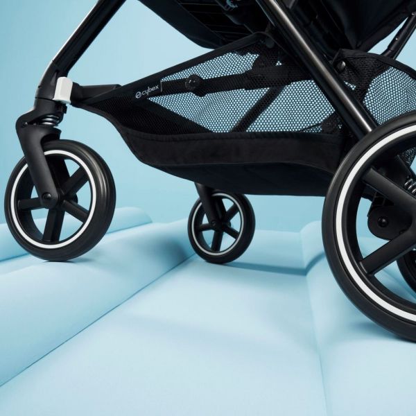 Poussette EEZY S+ 2 Turquoise châssis noir 2022