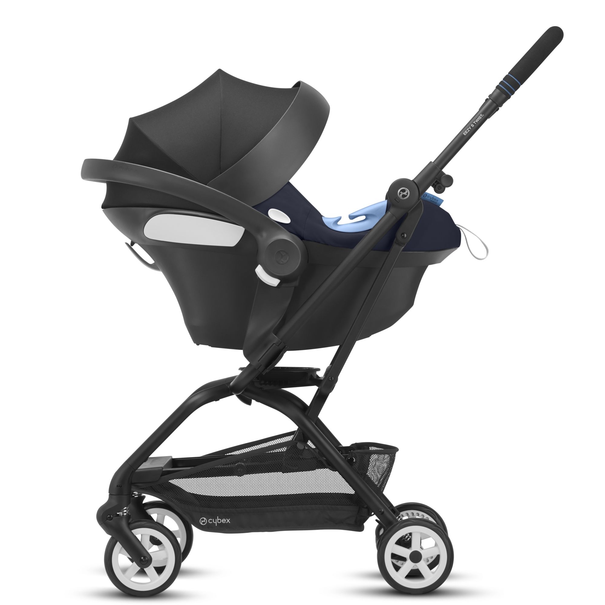 Cybex Gold Poussette EEZY S TWIST 2 - Navy Blue - châssis noir - Made ...