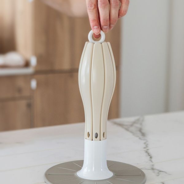 Égoutte biberons pliable Flower Argile