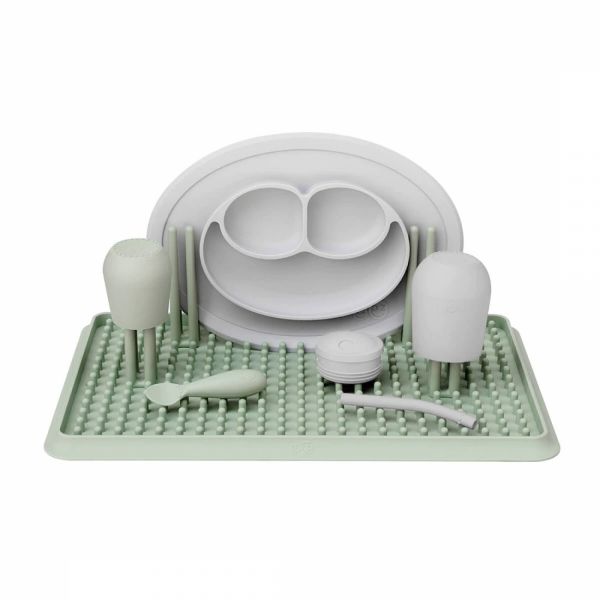 Egouttoir en silicone vert amande