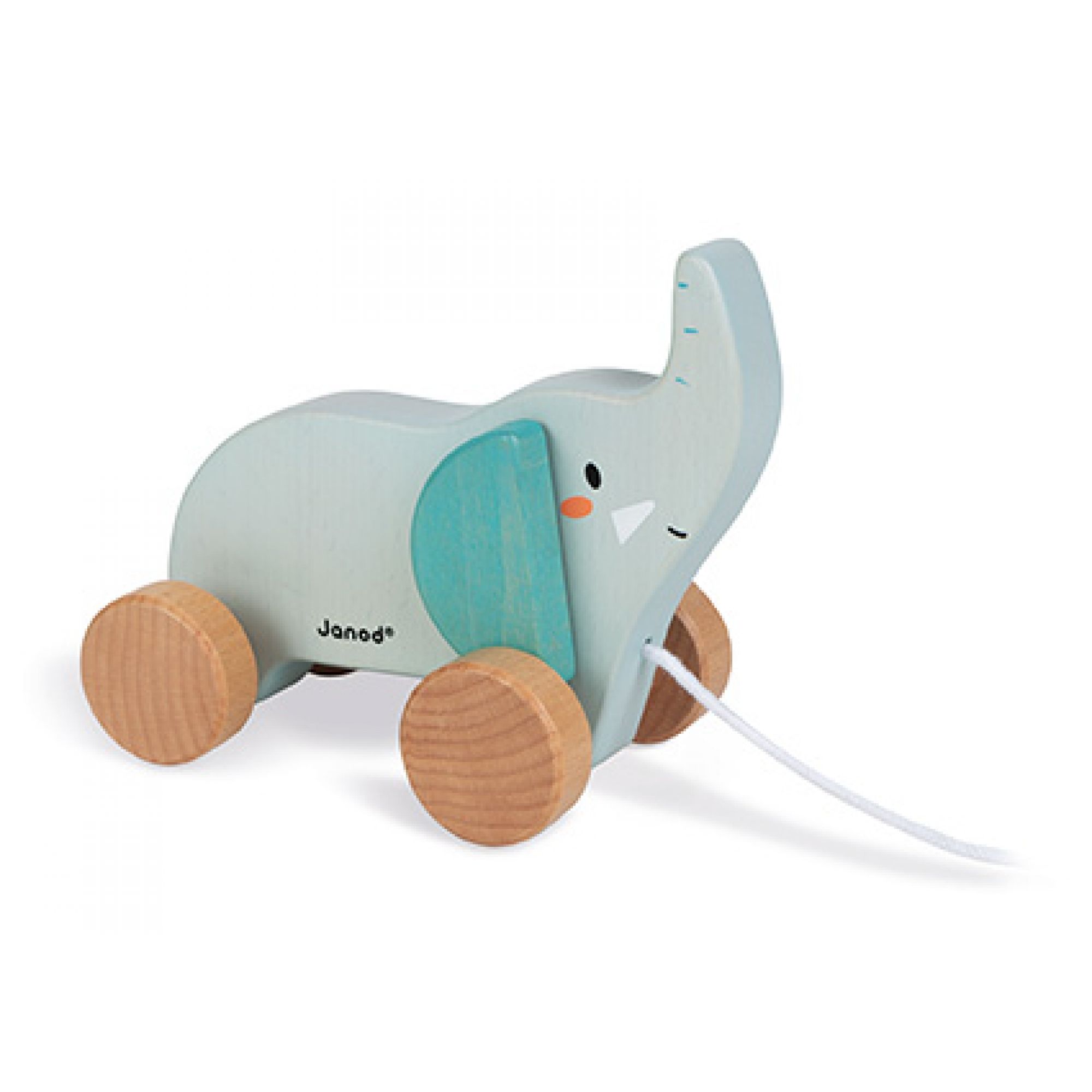 Janod Jouet A Tirer En Bois Elephant Made In Bebe