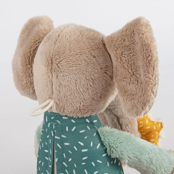 Peluche musicale d'activités éléphant