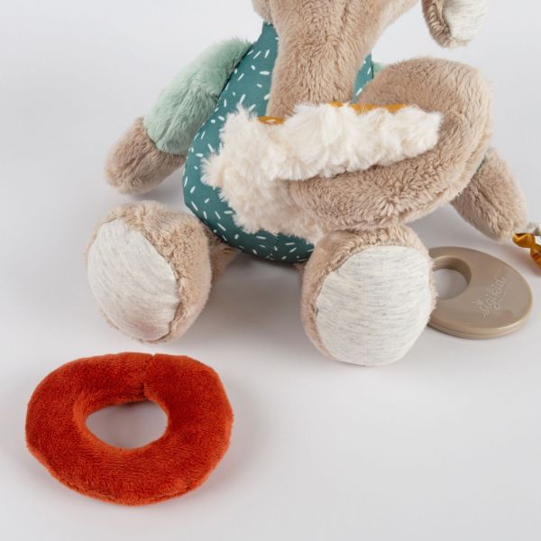 Peluche musicale d'activités éléphant