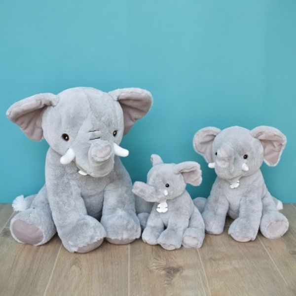 Peluche Éléphant'Dou 32 cm